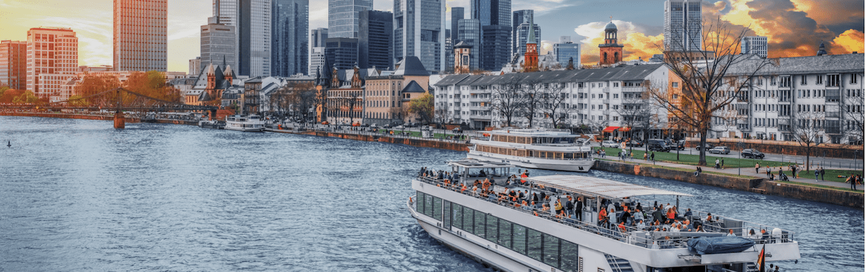Frankfurt banner boat tours