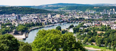 Panorama Schifffahrt Koblenz 400x175