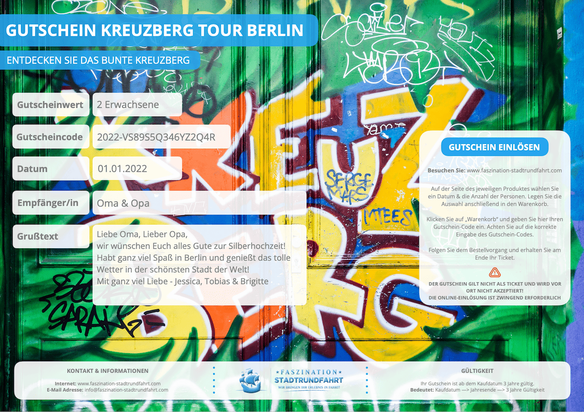 Gutschein Template Kreuzberg Tour Berlin NEW 1234
